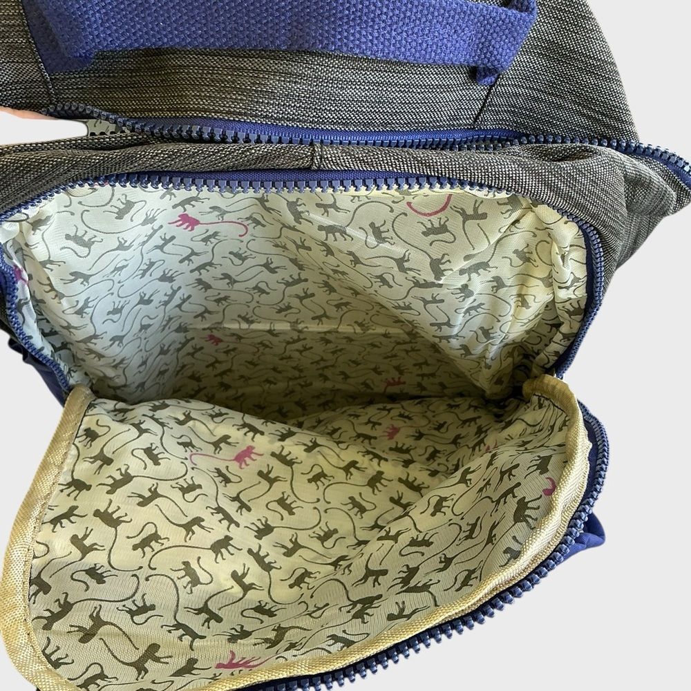 Kipling Lightweight Canvas Nylon Backpack - Picture 10 of 10